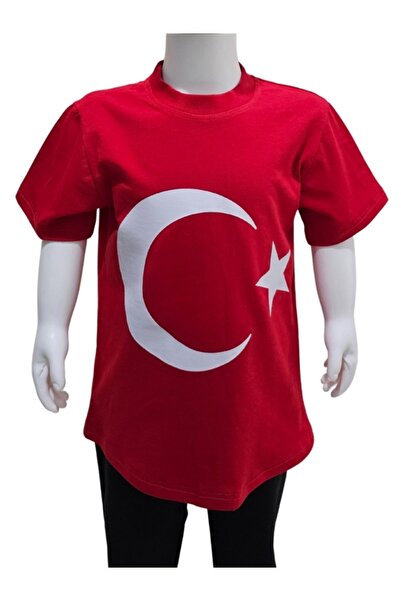 Kostüm Sarayı Majica sa turskom zastavom Crescent Star Štampano