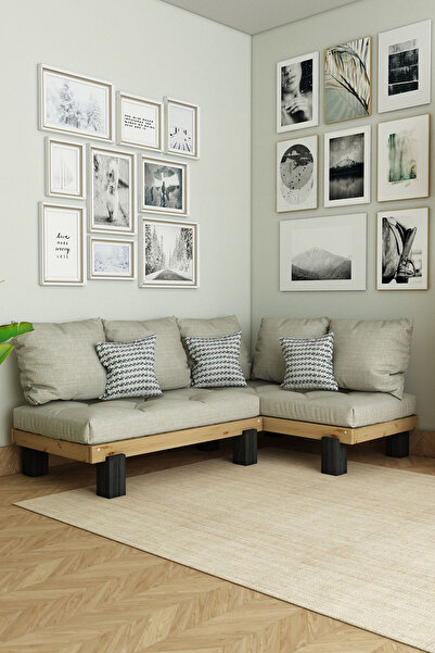 woodwork antalya Köşe Rustik Sedir Masif Ağaç 120x190 Natural Renk