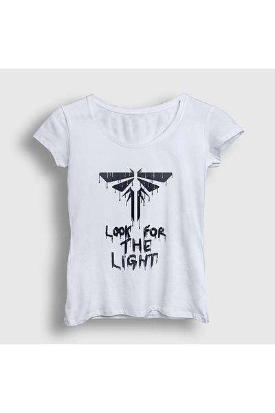 Presmono Tricou alb pentru femei For The Light The Last Of Us 522879 tt