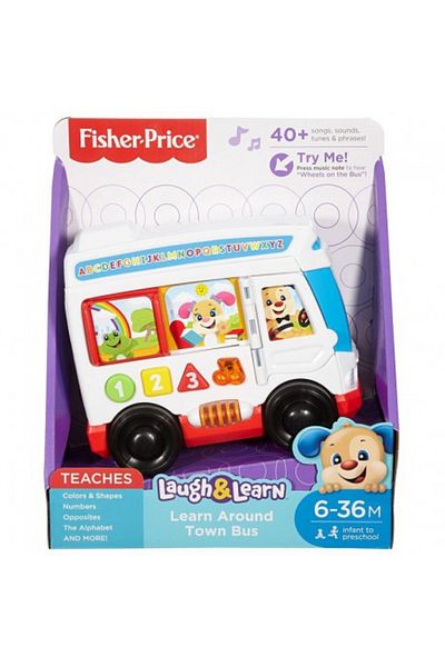 FISHER PRICE Laugh&Learn Bus with Lights and Sounds - Fisher Price