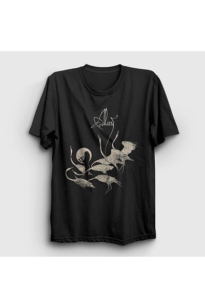 Presmono Μπλουζάκι Unisex Black Egrets Metal Alcest 521363 ττ