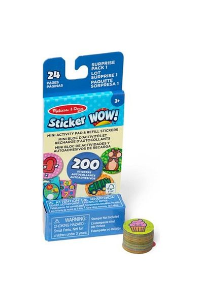 Melissa & Doug Δραστηριότητες με αυτοκόλλητα Αυτοκόλλητο WOW Mini Surprises 1