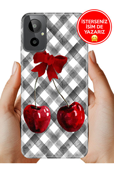 General Mobile GM 23 SE G314 Kılıf Baskılı TR-Üretim Kapak Silikon Kiraz Masası