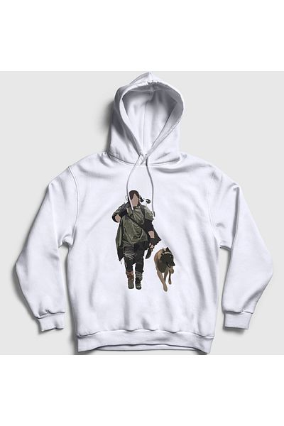 Presmono Unisex Λευκό The Walking Dead Cap sweatshirt 520940 ττ