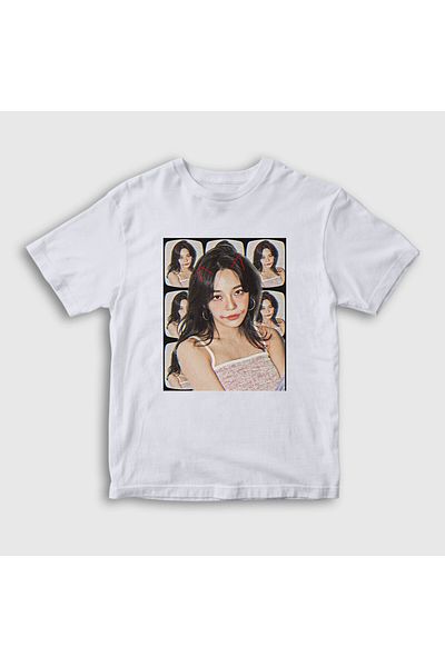 Presmono Tricou alb unisex pentru copii V2 Kim Sejeong 524338 tt