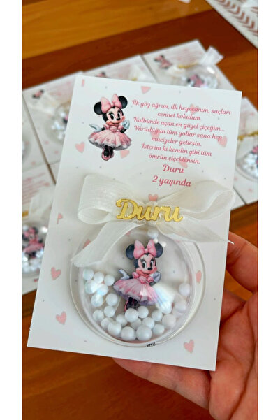 Magnet 10 adet Kar küresi doğum günü magneti