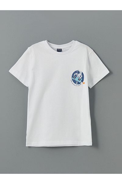 LC Waikiki New Season Crew Neck Boy's T-Shirt - S5Iu31Z4