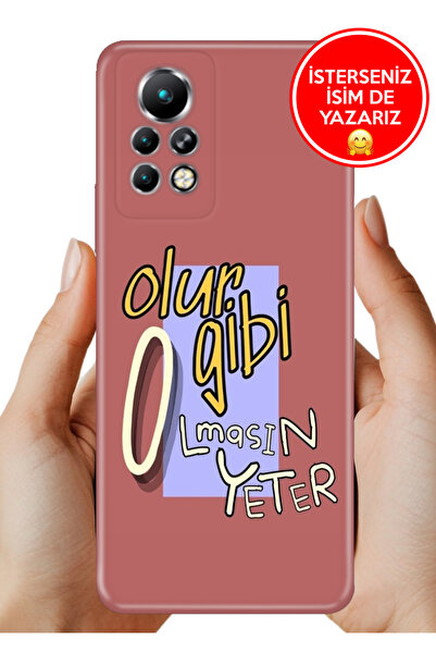 Cekuonline İnfinix Note 11 Pro X697 Kılıf Baskılı TR-Üretim Kapak Silikon Olu...