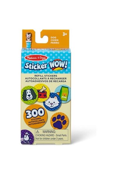Melissa & Doug Samolepka WOW Pes