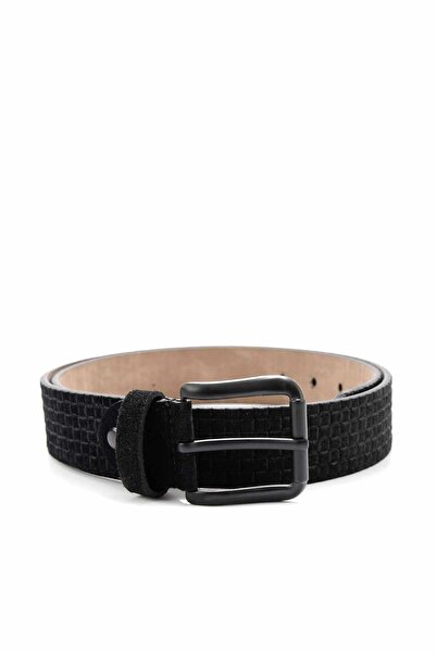 Bambi Crni kožni muški kaiš U08657082402