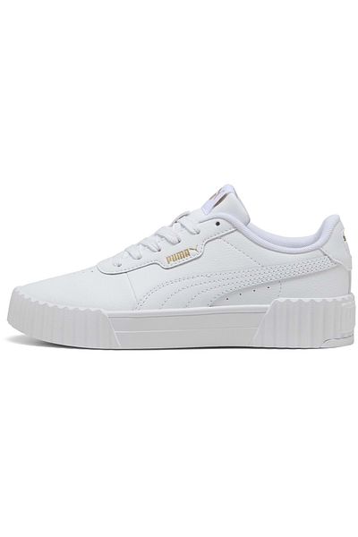 Puma Unisex αθλητικά παπούτσια Carina 3.0 Jr 401476 -01 Λευκό