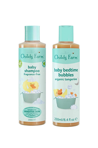 Childs Farm Parfüm İçermeyen 2'li Bebek Şampuanı Ve Banyo Köpüğü 250ml