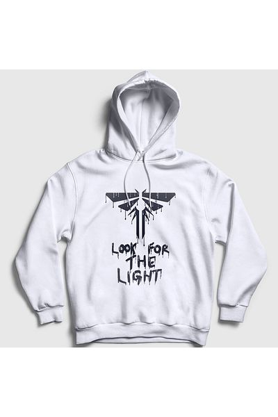 Presmono Unisex White Look For The Light Πόρτα Φούτερ 522920 ττ
