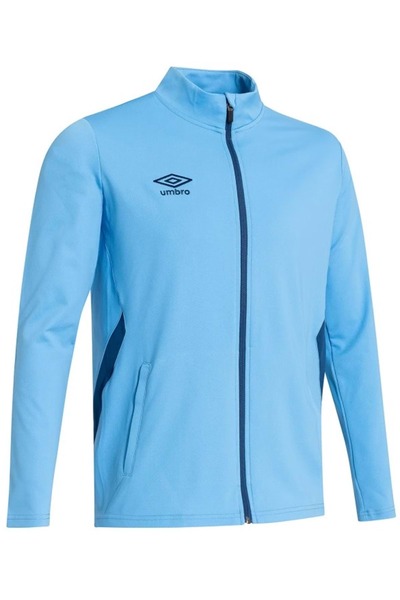 UMBRO Ανδρικό μπλε αθλητικό μπουφάν - Fit Sports Jacket με φερμουάρ - TC-0121 Umbro Deer Camp Jacket Μαύρο