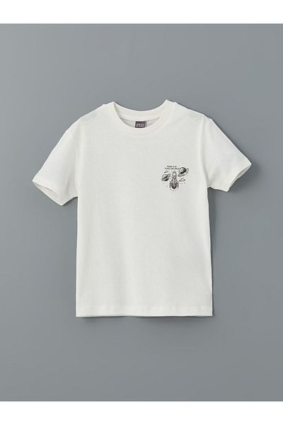 LC Waikiki Νέα σεζόν Crew Neck Boy's Tisort - S5KT92Z4