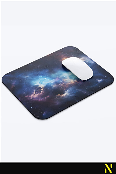 nilizma Mousepad ergonomic colorat cu tematică Galaxy, ideal pentru utilizarea acasă și la birou, cu suprafață anti-alunecare.