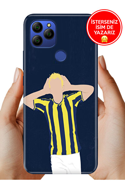 General Mobile GM 21 G310 Kılıf Baskılı Yerli Üretim Kapak Silikon Sarı Laciv...