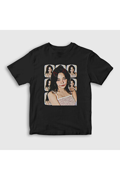 Presmono Unisex dečji crni poster T-shirt 524338tt