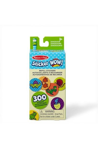 Melissa & Doug Βιβλίο με αυτοκόλλητα WOW Δεινόσαυρος