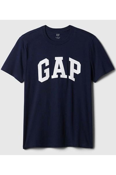 GAP Καθημερινό μαλακό βασικό λογότυπο 856659   Μπλουζάκι Κοντομάνικο T-shirt Ανδρικό T-shirt Navy Blue