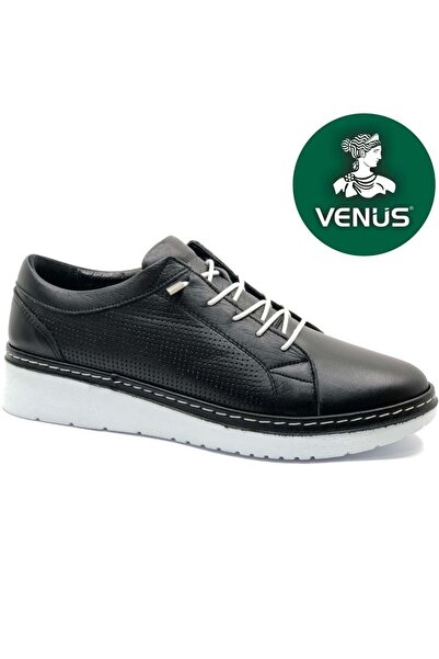 Venüs Livon Γνήσιο Δερμάτινο Ορθοπεδικά Γυναικεία Casual Παπούτσια ΜΑΥΡΟ