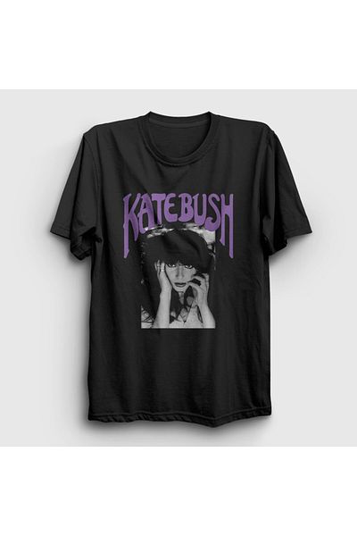 Presmono Μπλουζάκι Unisex Μαύρη αφίσα Kate Bush 523828 ττ