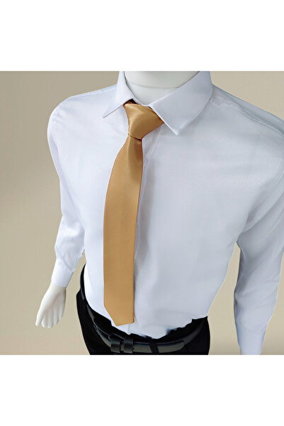 Algitsin O L A Детска вратовръзка, златистожълта, 1-10 години