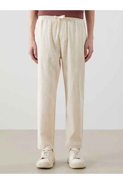 LC Waikiki Comfortable Linen Look Men's Trousers