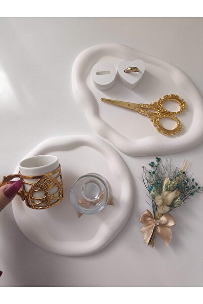 Elan Design Bijuterii decorative - Set tavă de logodnă și suport pentru inele