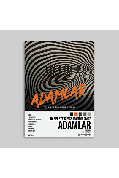 Orendart Adamlar - Harekete Kimse Mani Olamaz Albüm Spotify Çerçevesiz Tasarı...