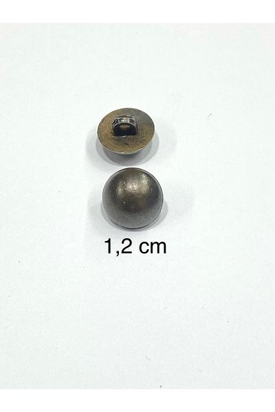 karantuhafiye Metallized Plastic Antique Blouse Shirt Button Set 10 Pieces 1.2 cm