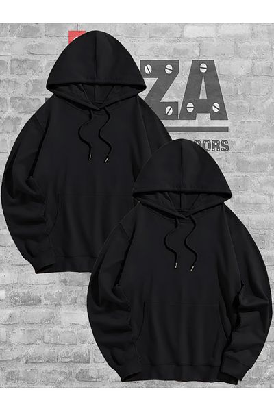 Joza Outdoors Суитшърт McQueen Sally Patterned Lover за жени/мъже - с качулка, комбиниран дизайн за двойки, комплект от 2