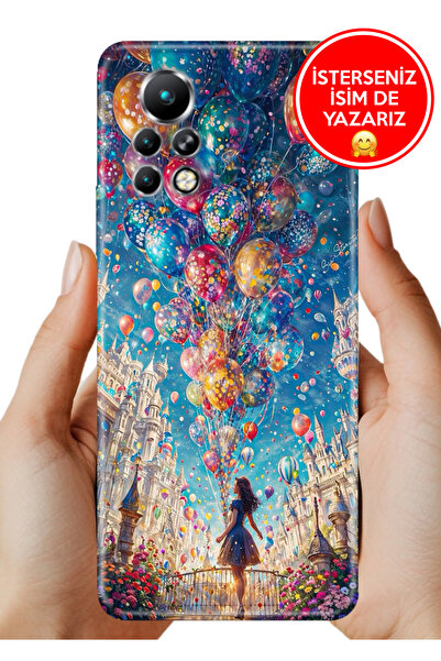 Cekuonline İnfinix Note 11 Pro X697 Kılıf Baskılı TR-Üretim Kapak Silikon Mut...