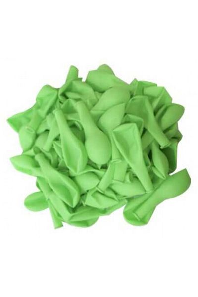 Hayaller Dükkanı Green Neon Highlighter Balloon Flat - 12 Inch Pk:100 Kt:28
