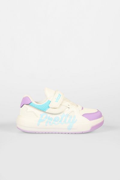Vicco Pretty Model Lighted Baby Girl and Child White Sneaker
