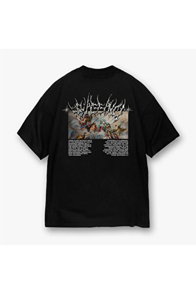 darkopia Unisex γυναικεία ανδρικά μπλουζάκια με στάμπα μπροστά και πίσω, προσ...