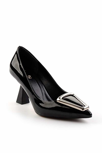 Bambi Siyah Kadın Klasik Topuklu Ayakkabı K01231412708