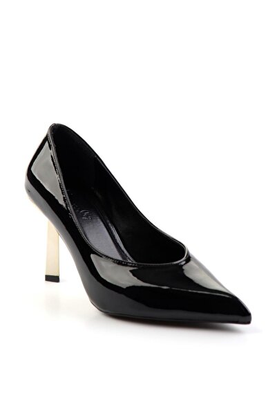 Bambi Siyah Kadın Klasik Topuklu Ayakkabı K01188051108