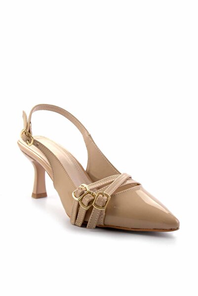 Bambi Nude Kadın Klasik Topuklu Ayakkabı K01206011108