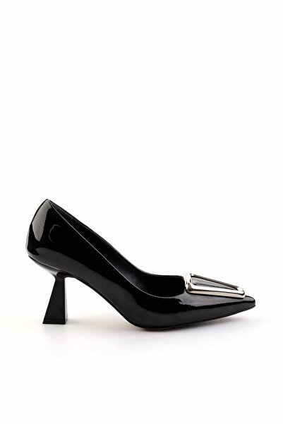 Bambi Siyah Kadın Klasik Topuklu Ayakkabı K01231412708