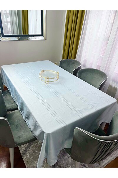 NizaHome Keten Masa Örtüsü Dertsiz / Yemek Masası