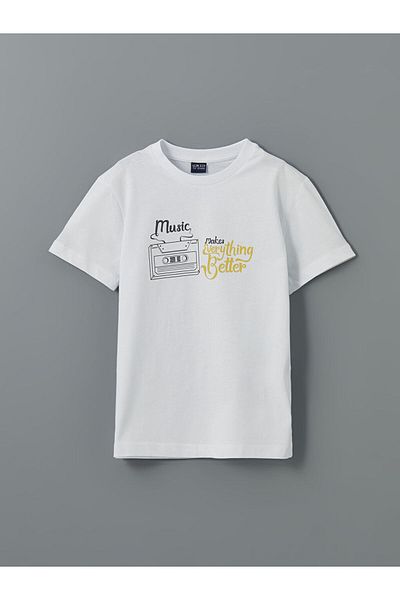 LC Waikiki Tricou pentru băiat cu gât crew New Season - S5IU30Z4