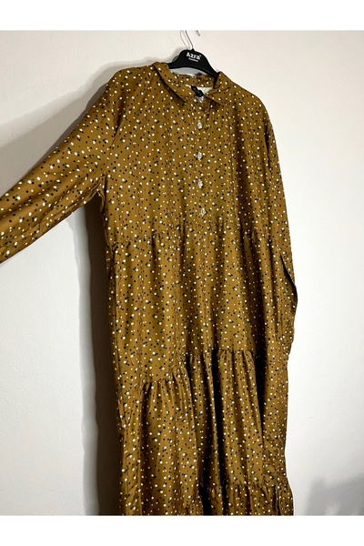 Azra Çiçekli Tesettür Elbise ( 140 cm )