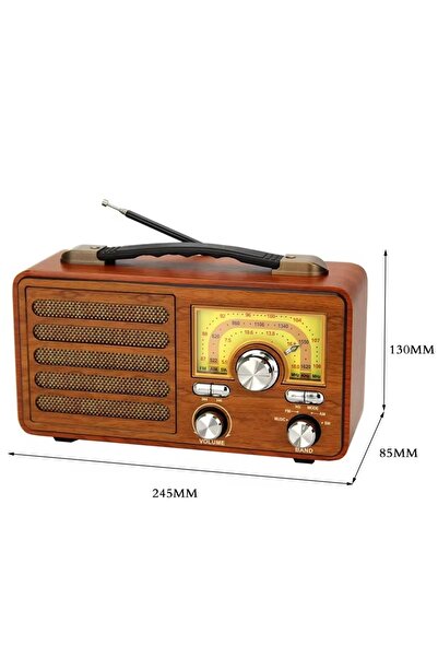 ataşbey Rt-755 Nostalji Bluetooth/USB/Sd kart/ Radyo mp3 Player Müzik Kutusu