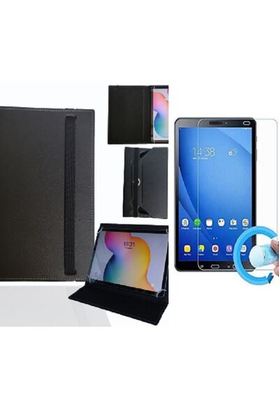 Buffay Huawei MediaPad X1 (4G) - حافظة تابلت متوافقة مع جهاز لوحي مقاس 7 بوصة مع حامل + واقي شاشة نانو