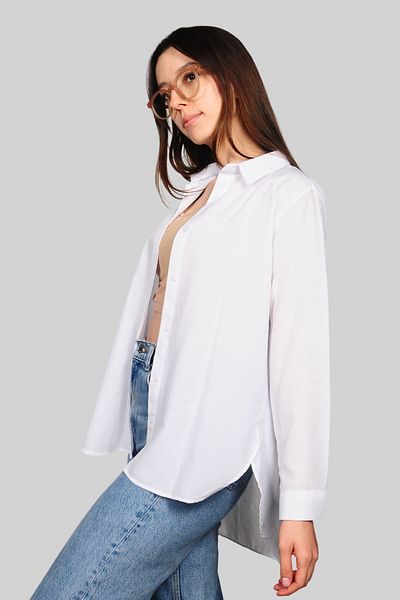 mf venessa Women's Short Front Long Back Shirt Tunic