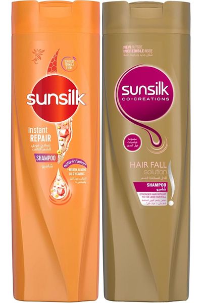 Sunsilk Set of mix Sunsilk shampoo Anti-chute hairfall And Instant Repair Shampoo 350ML