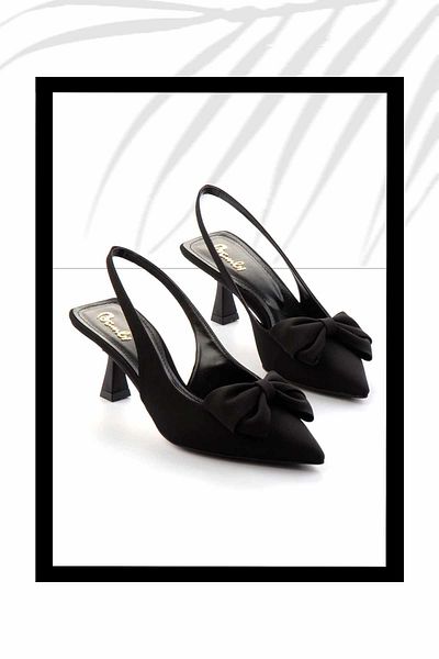 Bambi Schwarze klassische Damenschuhe mit Absatz K01231363204