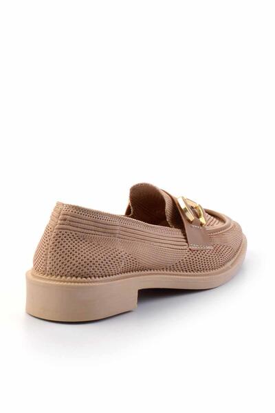 Bambi Жіночі туфлі-мокасини K01362245682 нюдові K01362245682