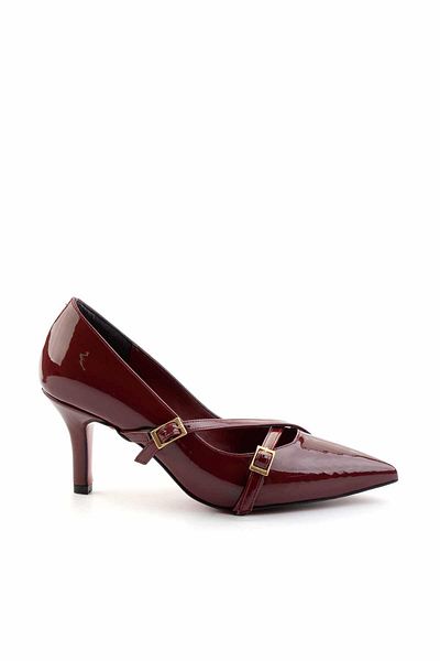Bambi Claret Red Γυναικεία παπούτσια με τακούνι K01231401508